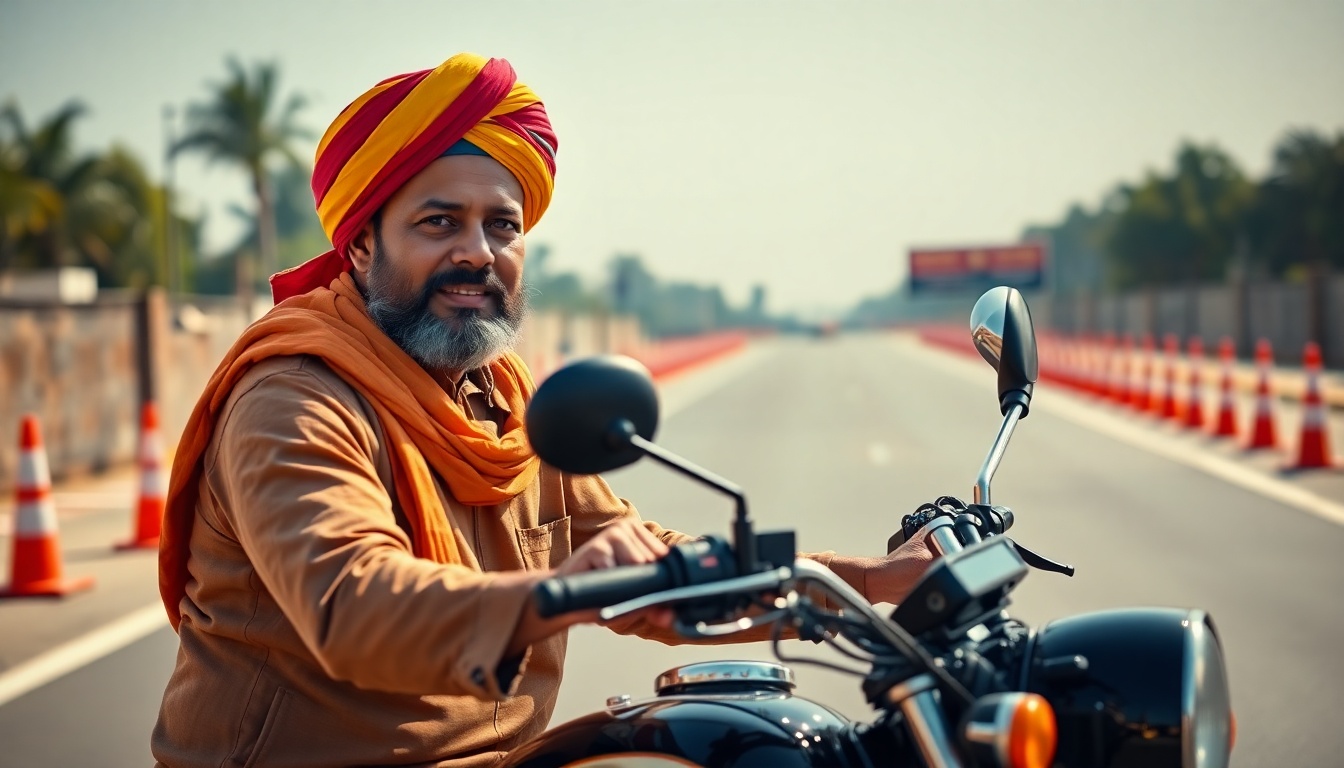 Mastering the Royal Enfield U-Turn on Indian Roads - Throttle Angels Motorcycle Training